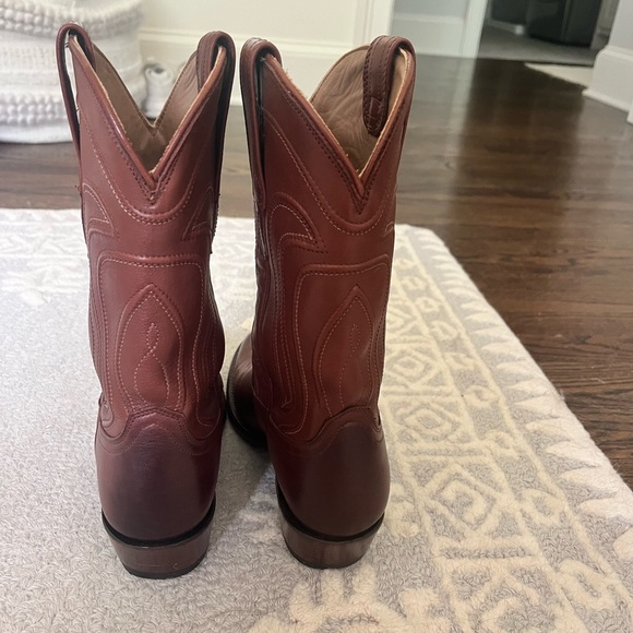 Tecovas Brown Cowboy Western Boots Classic Leather - Picture 2 of 6